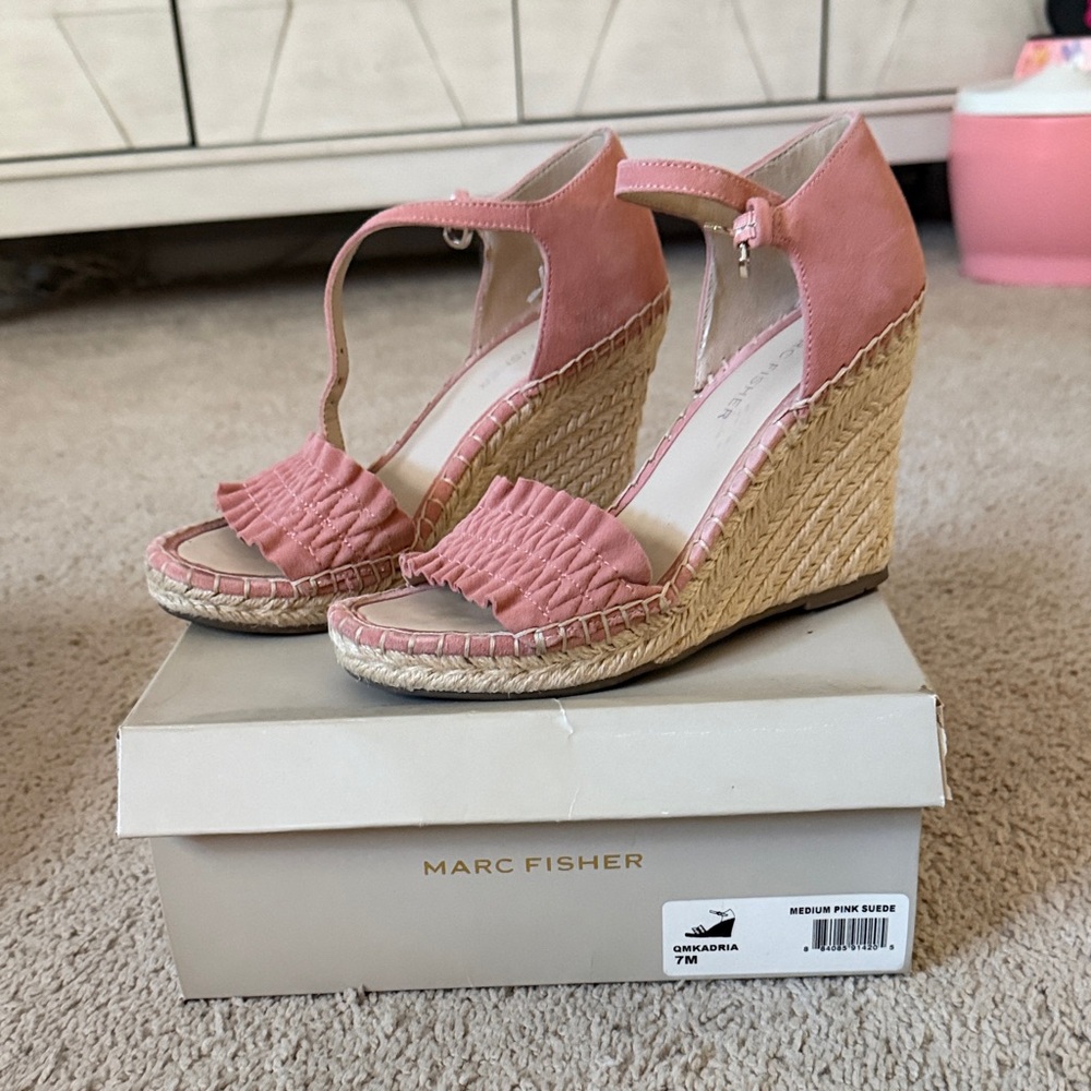 Marc Fisher Coral Wedge Sandals